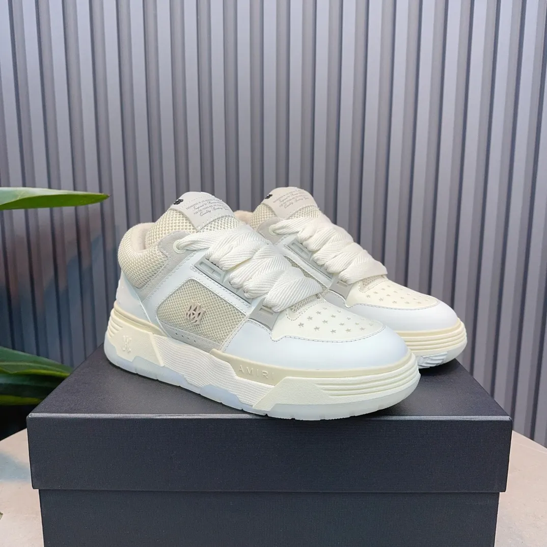 Men's shoes 💰660💰 AMIRI AMIRI trendy brand hot sale 🔥 Available all year round, couples 💑 Official website synchronization Imported fabrics 1⃣️ vs 1⃣️ replica, original factory special original sole, 35-45 (45. non-refundable)